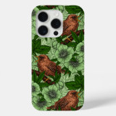 Wren en hellebore, lichtgroen Case-Mate iPhone case (Achterkant)