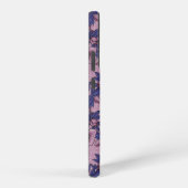 Wren en hellebore, roze en violet samsung galaxy hoesje (Rechterkant)