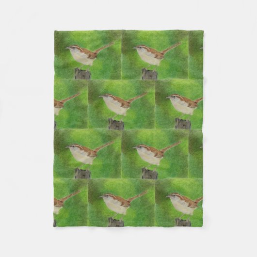 Wren Fleece Deken (Voorkant)
