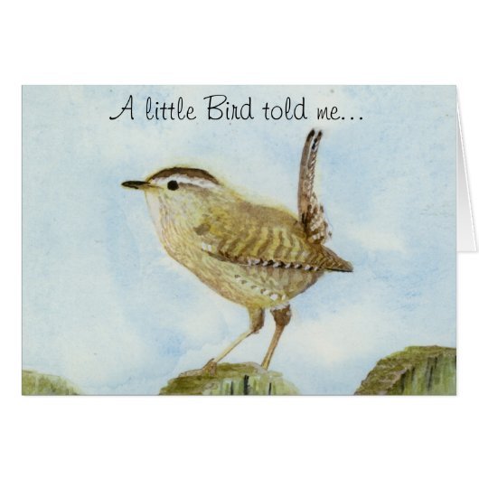 Wren Gefeliciteerd (Voorkant Horizontaal)