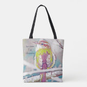 Wren ik ga Shopping Canvas tas (Achterkant)