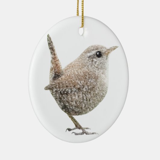 Wren Keramisch Ornament (Rechts)