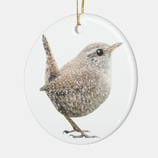 Wren Keramisch Ornament (Links)