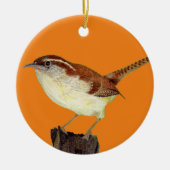 Wren Keramisch Ornament (Voorkant)