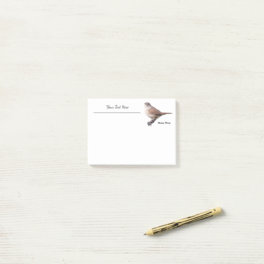 Wren Post-it® Notes (Op bureau)