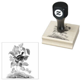 Wren Raspberry Scrapbooking Rubberstempel