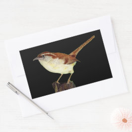Wren Rechthoekige Sticker