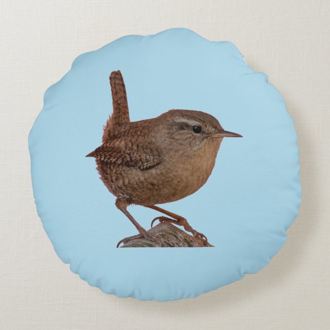 Wren Rond Kussen (Achterkant)