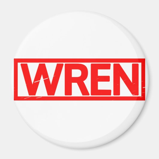Wren Stamp Magneet (Voorkant)