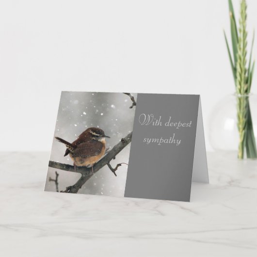 Wren-sympathiekaart Kaart (Voorkant)