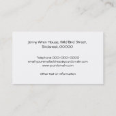 Wren  visitekaartje (Achterkant)