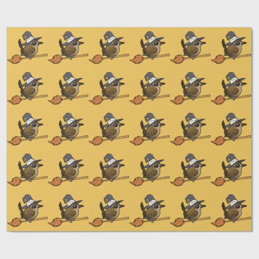 Wren Witch Cadeaupapier (Vlak)