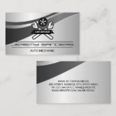 Wrench | Automatische service | monteur Visitekaartje (Voorkant / Achterkant)