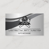 Wrench | Automatische service | monteur Visitekaartje (Voorkant)