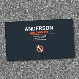 Wrench & Gear - Auto Repair Visitekaartje