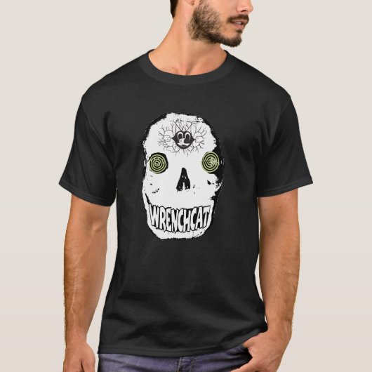 Wrenchcat Skully T-shirt (Voorkant)