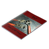 Wrenches Handyman Fixer van alle dingen Notitieboek (Linkerzijde)