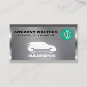 Wrenches | Metaal | Logo voor automatische reparat Visitekaartje (Voorkant)