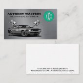 Wrenches | Metaal | Spierauto en zuilen Visitekaartje (Voorkant / Achterkant)