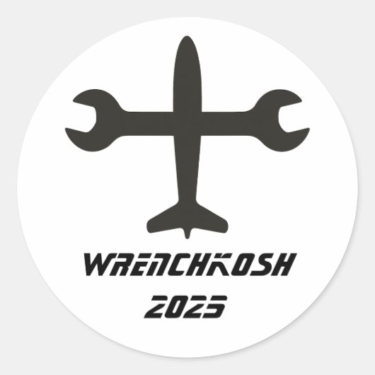 Wrenchkosh Ronde Sticker (Voorkant)