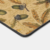 Wrens en eikels op honing bureaumat (Hoek)