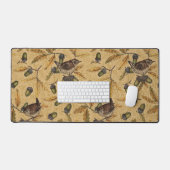 Wrens en eikels op honing bureaumat (Keyboard & Muis)