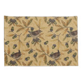 Wrens en eikels op honing kussensloop (Achterkant-Rechts)