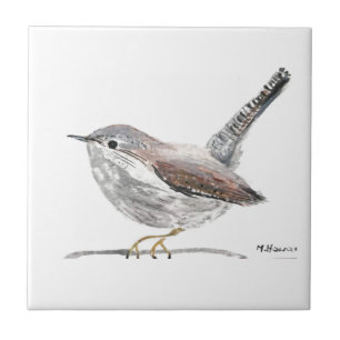 Wrens Rustic keuken Vogels Woodlands Wren Tegeltje