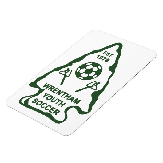 Wrentham Jeugd Voetbal Auto Magneet (Linkerzijde)