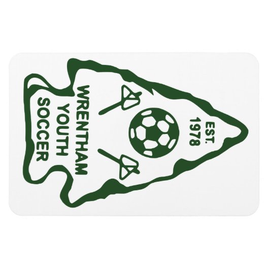 Wrentham Jeugd Voetbal Auto Magneet (Horizontaal)