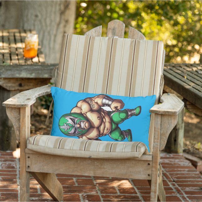 Wreseling men  buitenkussen (Stoel)