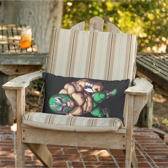 Wreseling men  buitenkussen (Stoel)