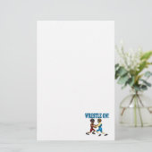 Wreslte aan briefpapier (Staand voorkant)