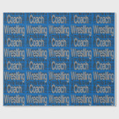 WrestCoach Extraordinaire Cadeaupapier (Vlak)