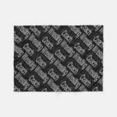 WrestCoach Extraordinaire Fleece Deken (Voorkant (Horizontaal))