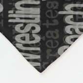 WrestCoach Extraordinaire Fleece Deken (Hoek)