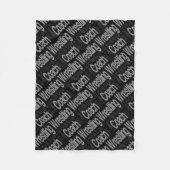 WrestCoach Extraordinaire Fleece Deken (Voorkant)