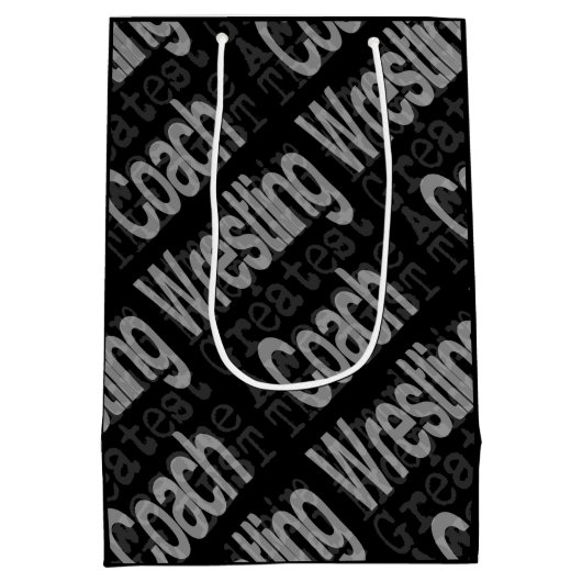 WrestCoach Extraordinaire Medium Cadeauzakje (Achterkant)