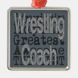 WrestCoach Extraordinaire Metalen Ornament
