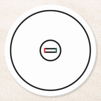 Wrestingsmat Ronde Kartonnen Onderzetter