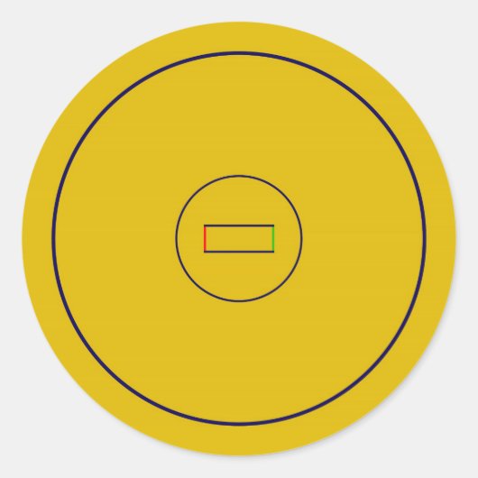 Wrestingsmat Ronde Sticker (Voorkant)