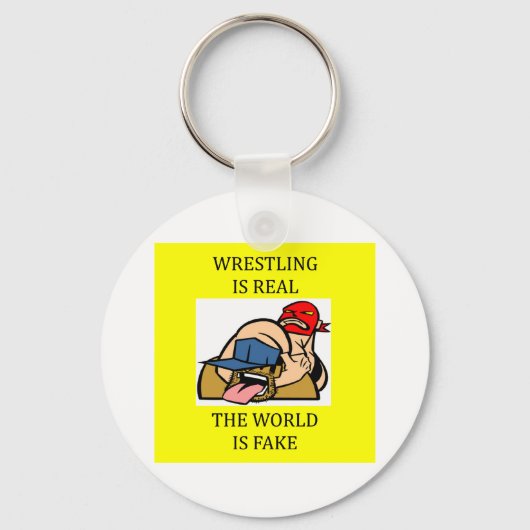 WRESTLAND is niet nep Sleutelhanger (Voorkant)
