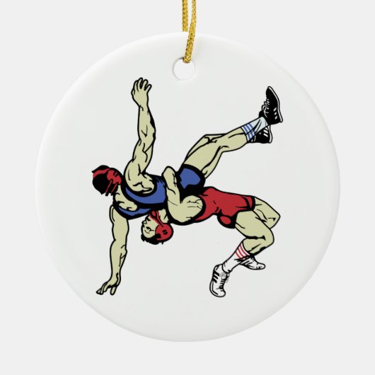 WRESTLAND KERAMISCH ORNAMENT (Voorkant)