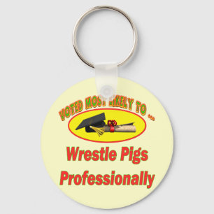 Wrestle Pigs Sleutelhanger