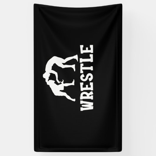 Wrestle wrestling Wrestler Gift Spandoek (Verticaal)