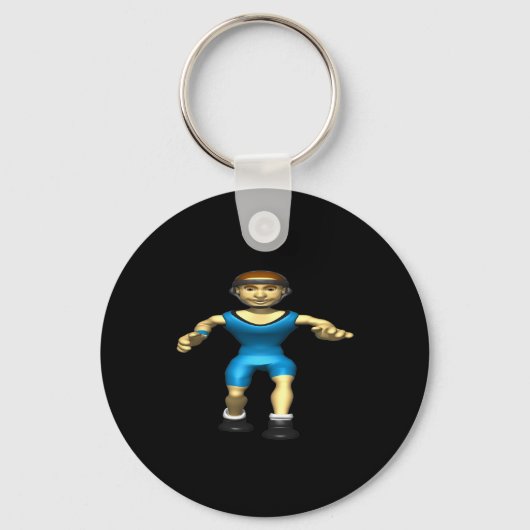 Wrestler 2 sleutelhanger (Voorkant)