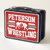 Wrestler ADD NAME School Athlete Wrestling Team (Achterkant)