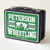 Wrestler ADD NAME School Athlete Wrestling Team (Achterkant)