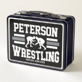 Wrestler ADD NAME School Athlete Wrestling Team (Achterkant)