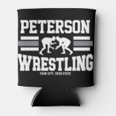 Wrestler ADD NAME School Athlete Wrestling Team Blikjeskoeler (Voorkant)